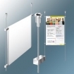 image Panneau d'affichage suspendu par cables