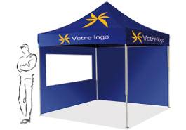 Tente d'exposition pliable et portable