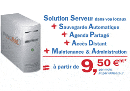 Sauvegarde de données informatiques sur serveur Sauvegarde de données informatiques sur serveur