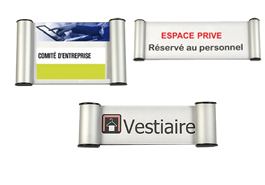 Plaques signal�tiques pour portes