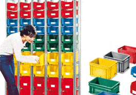 Bacs à bec de rangement et caisse polypropylène Bacs à bec de rangement et caisse polypropylène