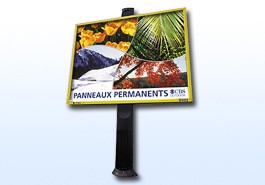 Réseau de panneaux d'affichage publicitaire permanent Réseau de panneaux d'affichage publicitaire permanent