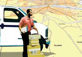 Transporteur pour plusieurs points de livraison