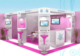 Stands d'exposition modulables et packag�s