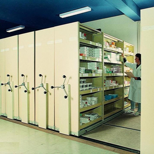 Rayonnage mobile pour Pharmacie