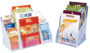 Porte-brochures de comptoir