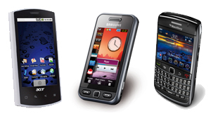 blackberry, smartphone, PDA