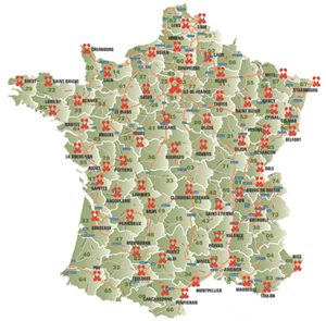 Démépool c'est : 80 implantations partout en France !