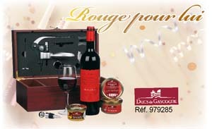 Coffret rouge pour lui