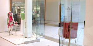 portique entree magasin