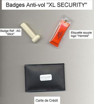 badges antivol