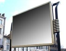 Achat d'espace sur panneaux d'affichage publicitaire