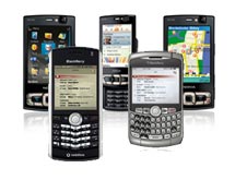Messagerie mobile et GPS sur PDA, Smartphone, Pocket PC et Blackberry