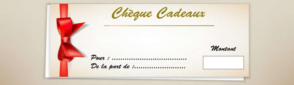 type de chèques cadeaux