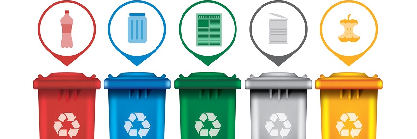 Recyclage des d&eacute;chets de bureau