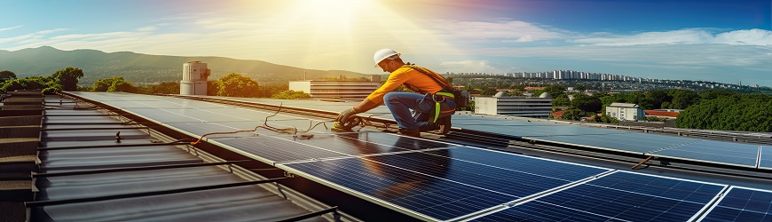 Installation solaire entreprise