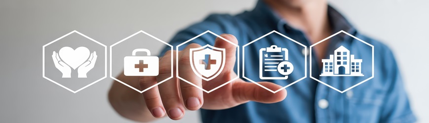 Bornes de commande pour les établissements de santé
