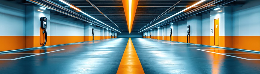 borne de recharge parking