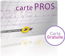 Carte Pros La Poste