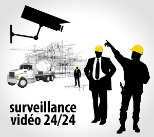 Caméra surveillance espion pour chantier