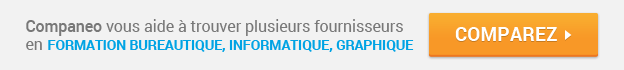 Commencez votre demande de devis en Formation Bureautique, informatique, graphique Companeo : Formation Bureautique, informatique, graphique : Comparez les devis