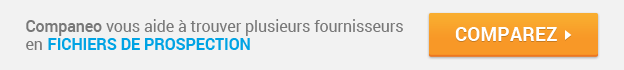 Commencez votre demande de devis en Fichiers de prospection Companeo : Fichiers de prospection : Comparez les devis